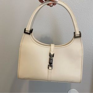 Gucci White leather Jackie bag